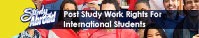Post-study work rights for international students.